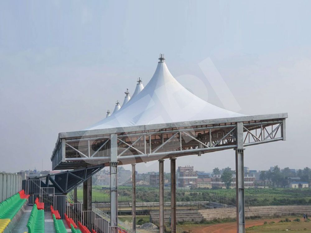 尼泊爾膜結構看臺