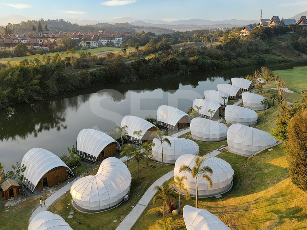 帳篷酒店已逐漸成為主流的度假區(qū)